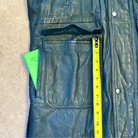 IOU Leather Collection Men’s Coat - Picture 11 of 13